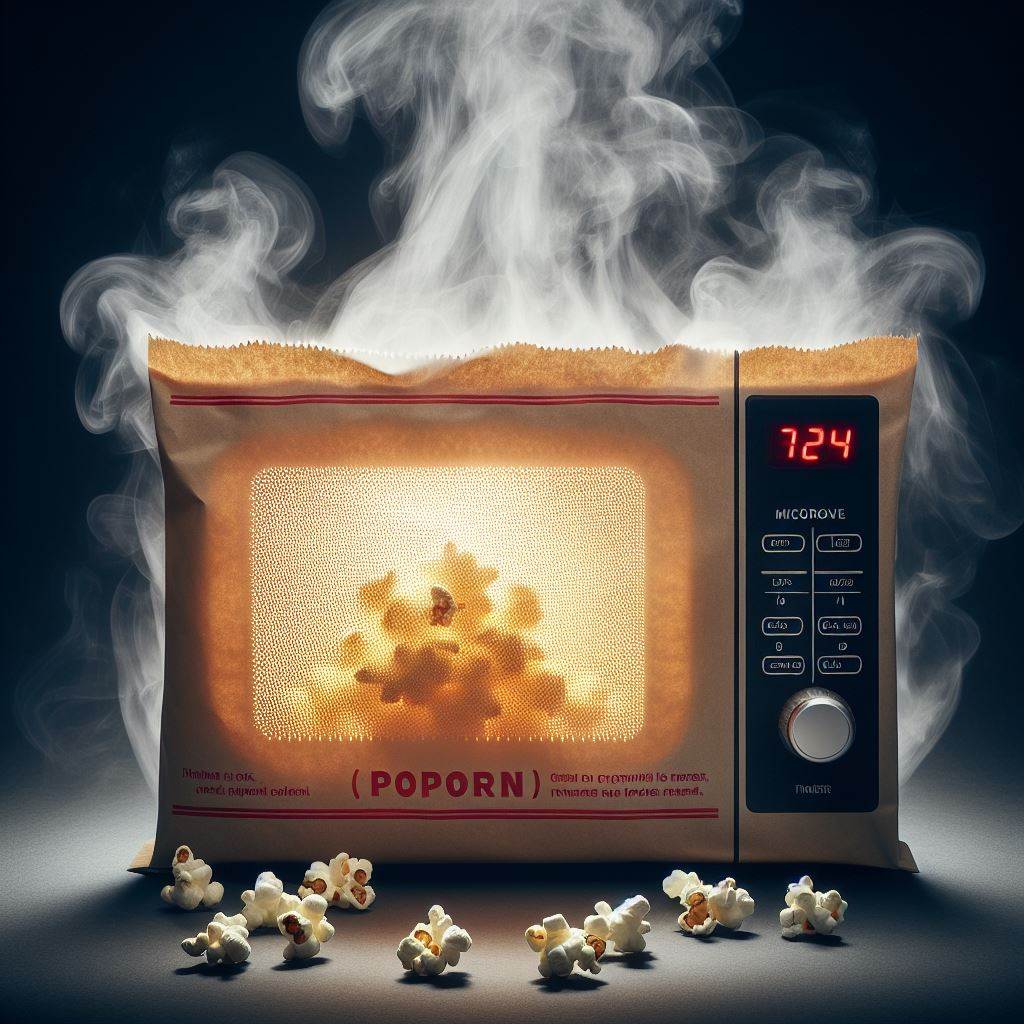 how many calories in microwave popcorn