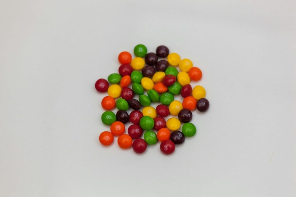 how many skittles are in a bag